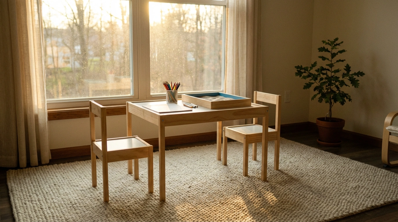 Welcoming therapy room for children